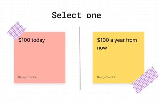 Two payment options