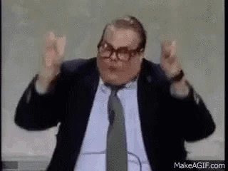 Chris Farley's Air Quotes